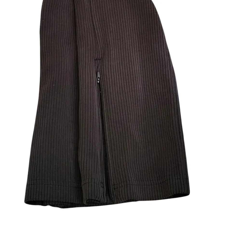 Lululemon Ribbed Softstreme Zip Leg Ribbed High- Rise Pants. - Picture 9 of 11